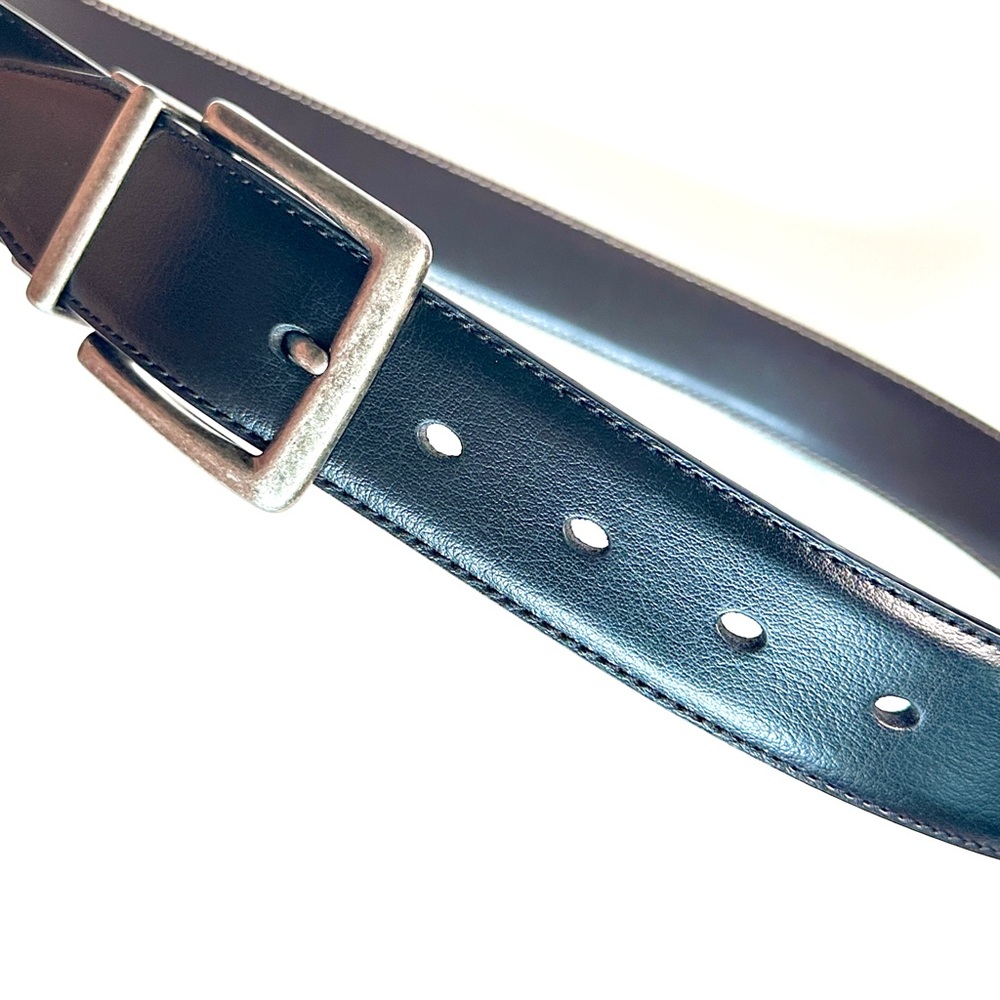 Men's Black Genuine Leather Belt 90